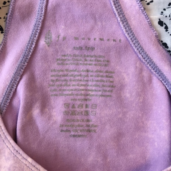 Free People Movement lilac top - Picture 3 of 3